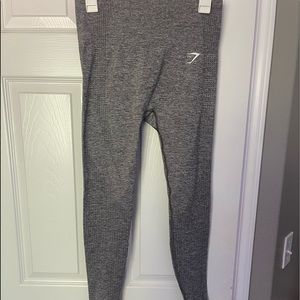 Gray vital seamless gym shark legging